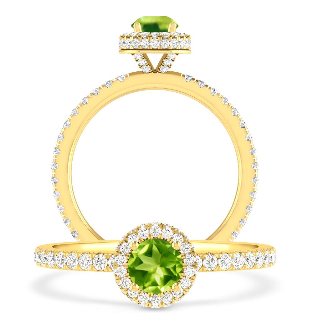 Yellow Gold - Peridot