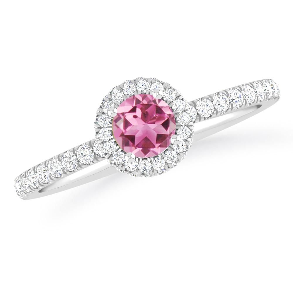 White Gold - Pink Tourmaline