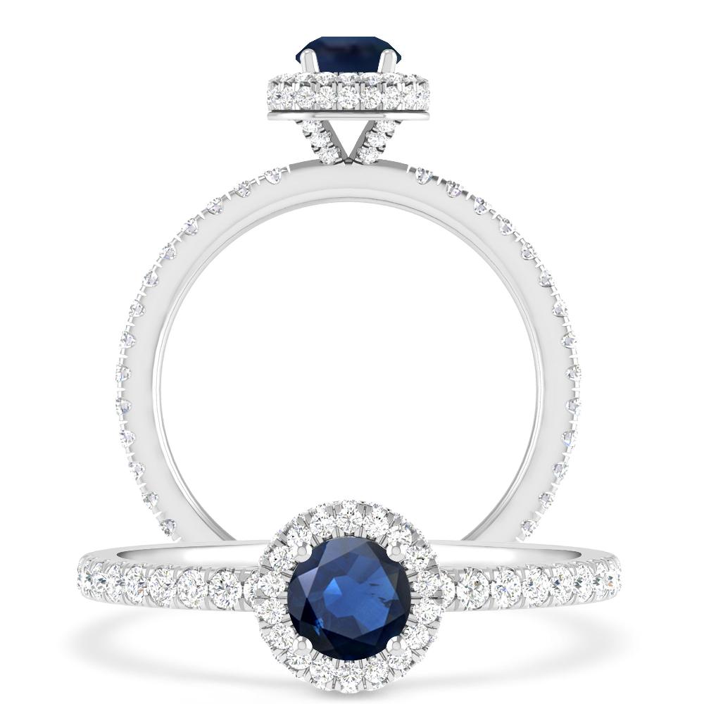 White Gold - Sapphire