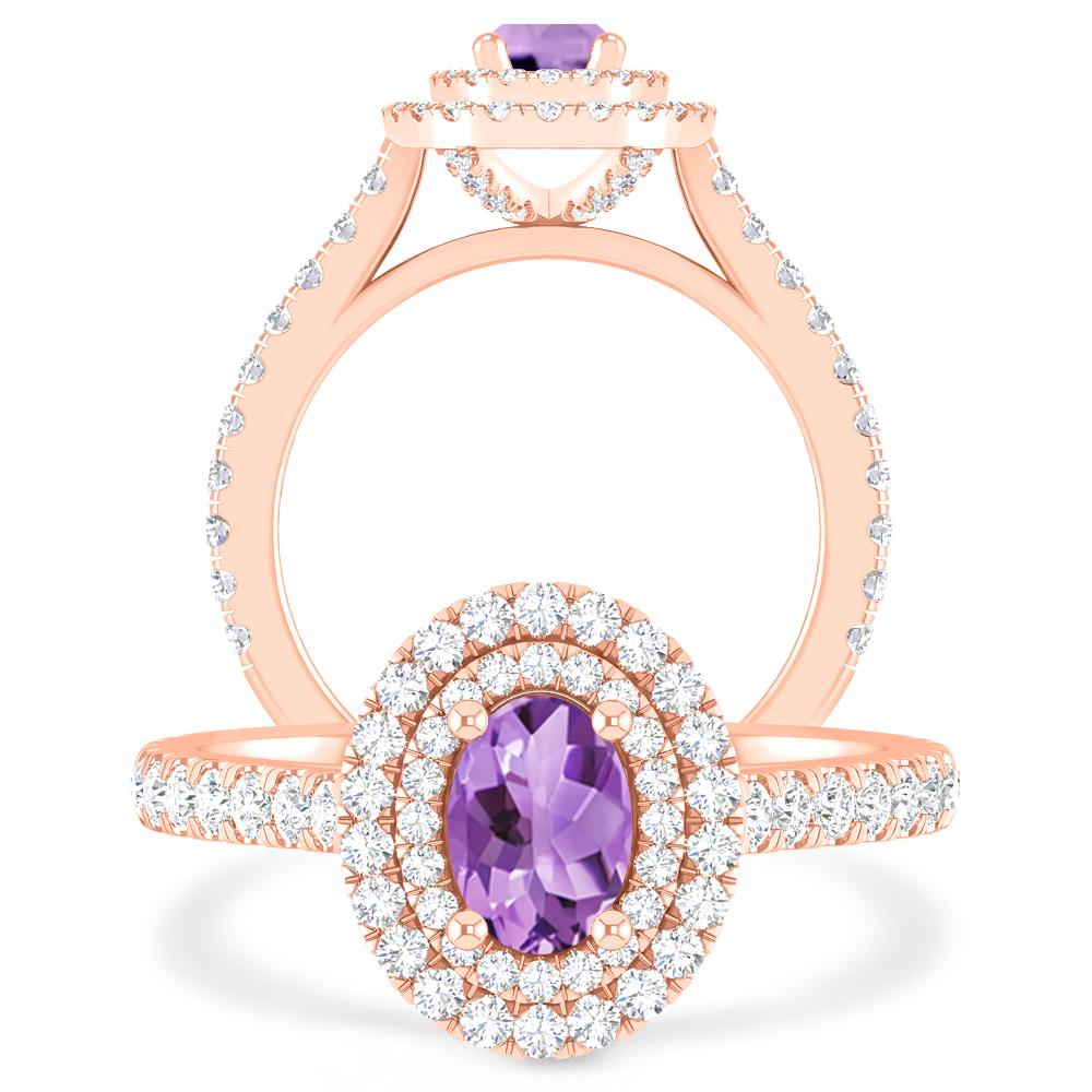 Rose Gold - Amethyst