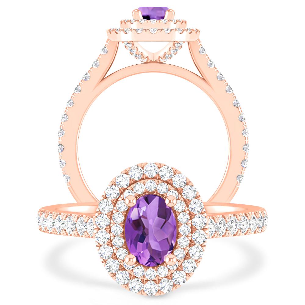 Rose Gold - Amethyst