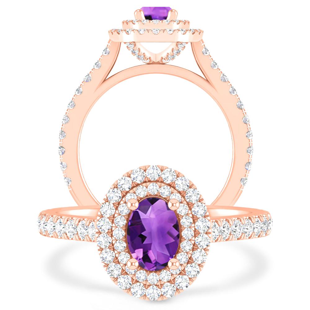 Rose Gold - Amethyst