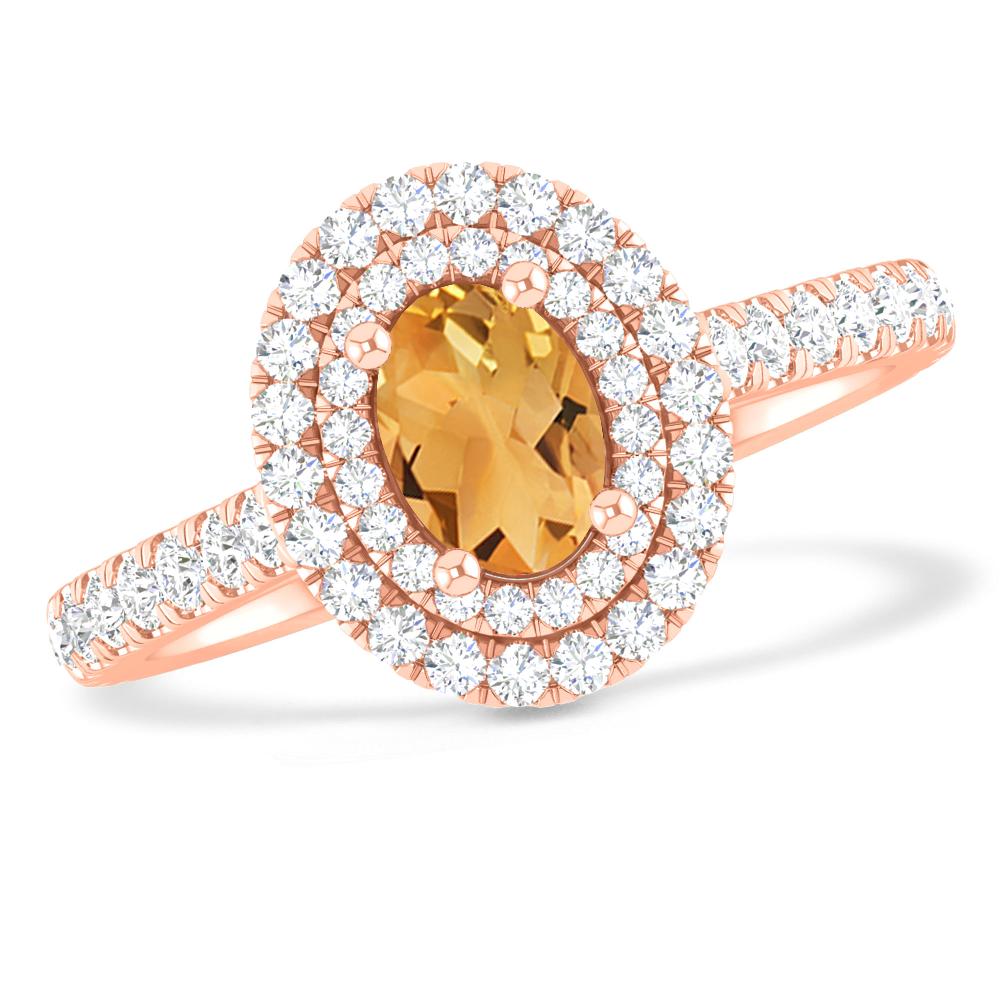 Rose Gold - Citrine