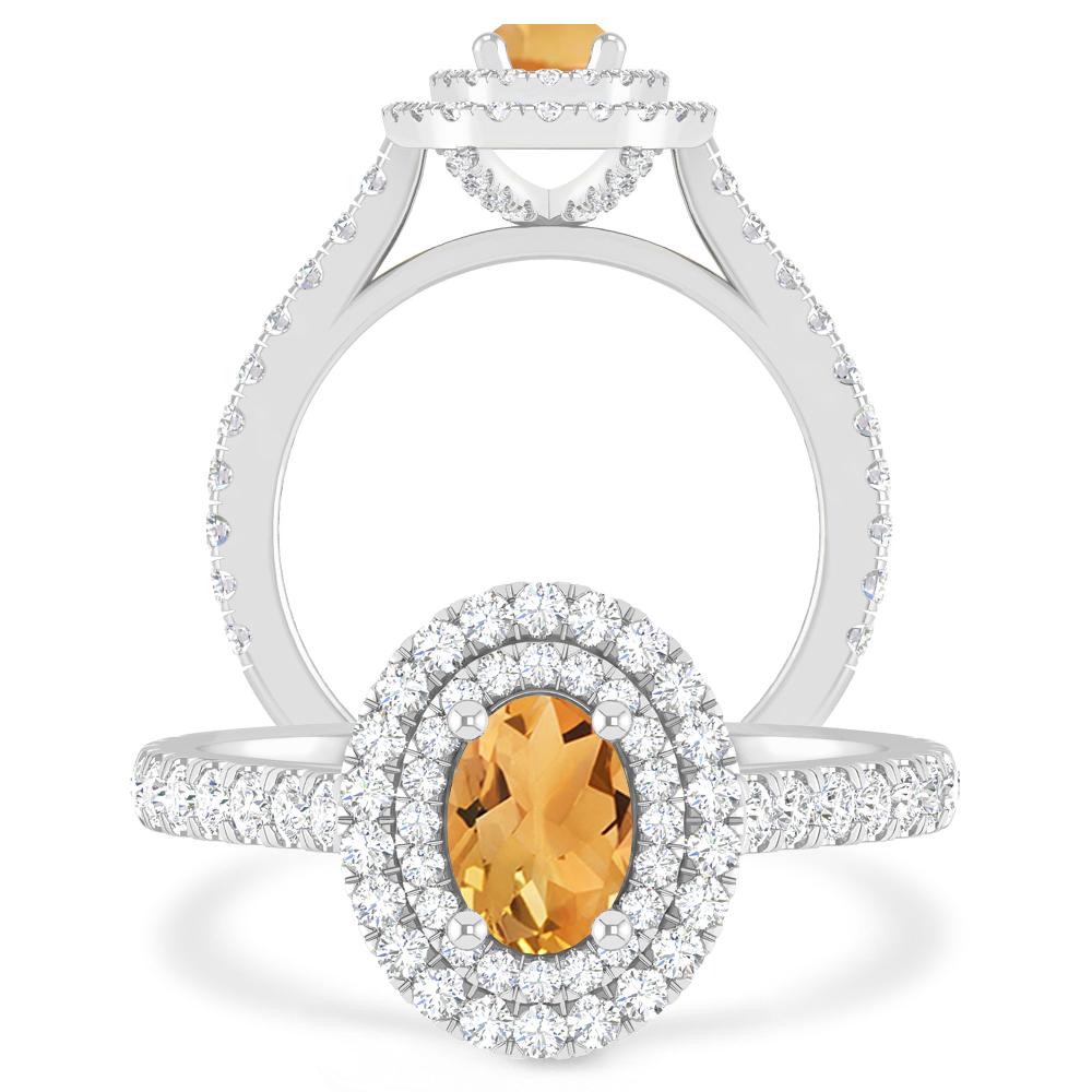 White Gold - Citrine