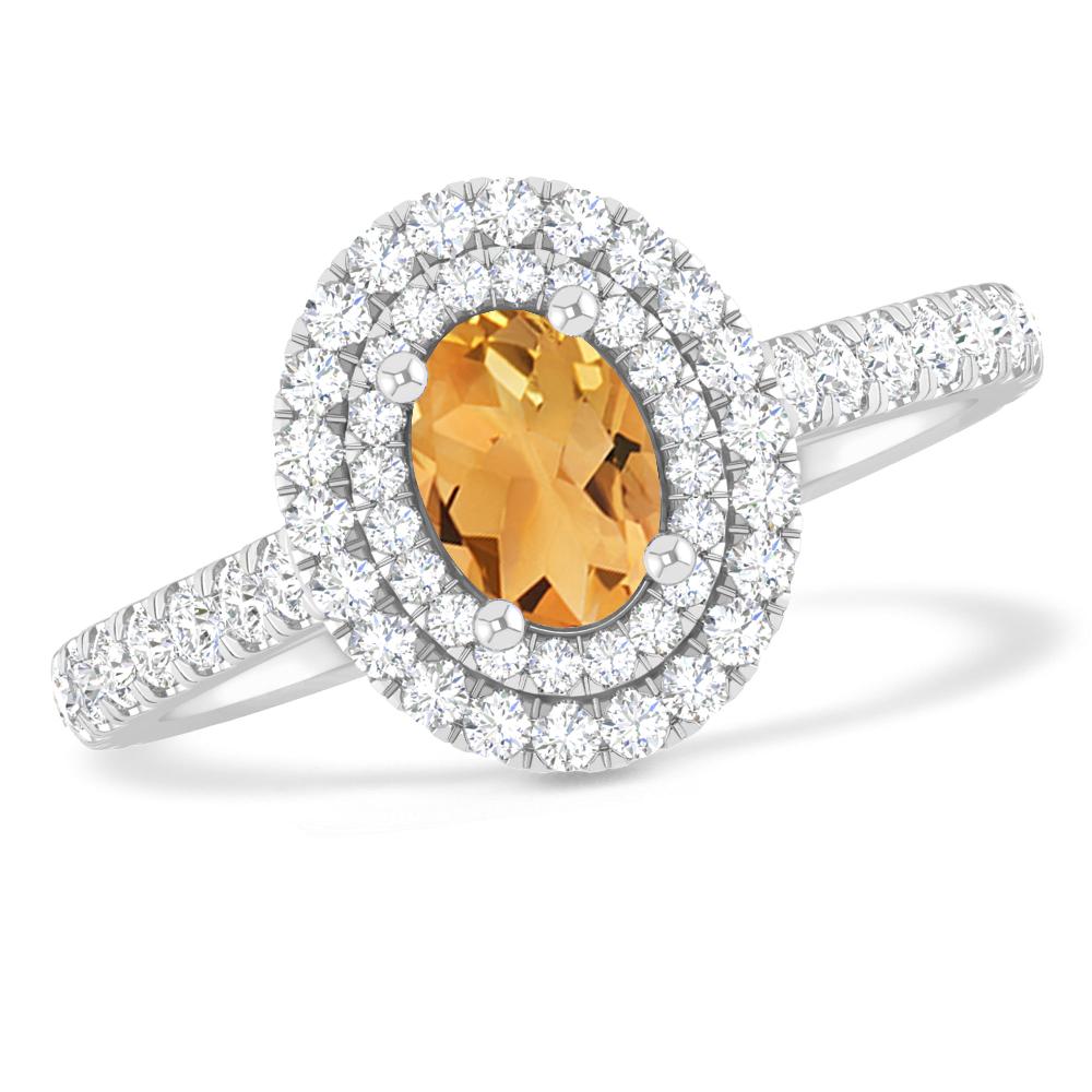 White Gold - Citrine