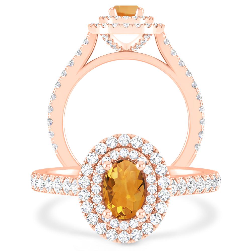 Rose Gold - Citrine