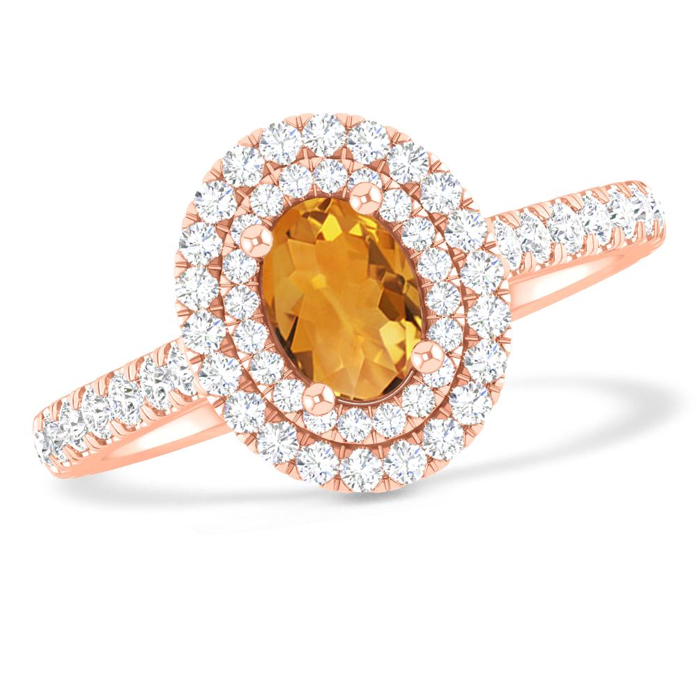 Rose Gold - Citrine