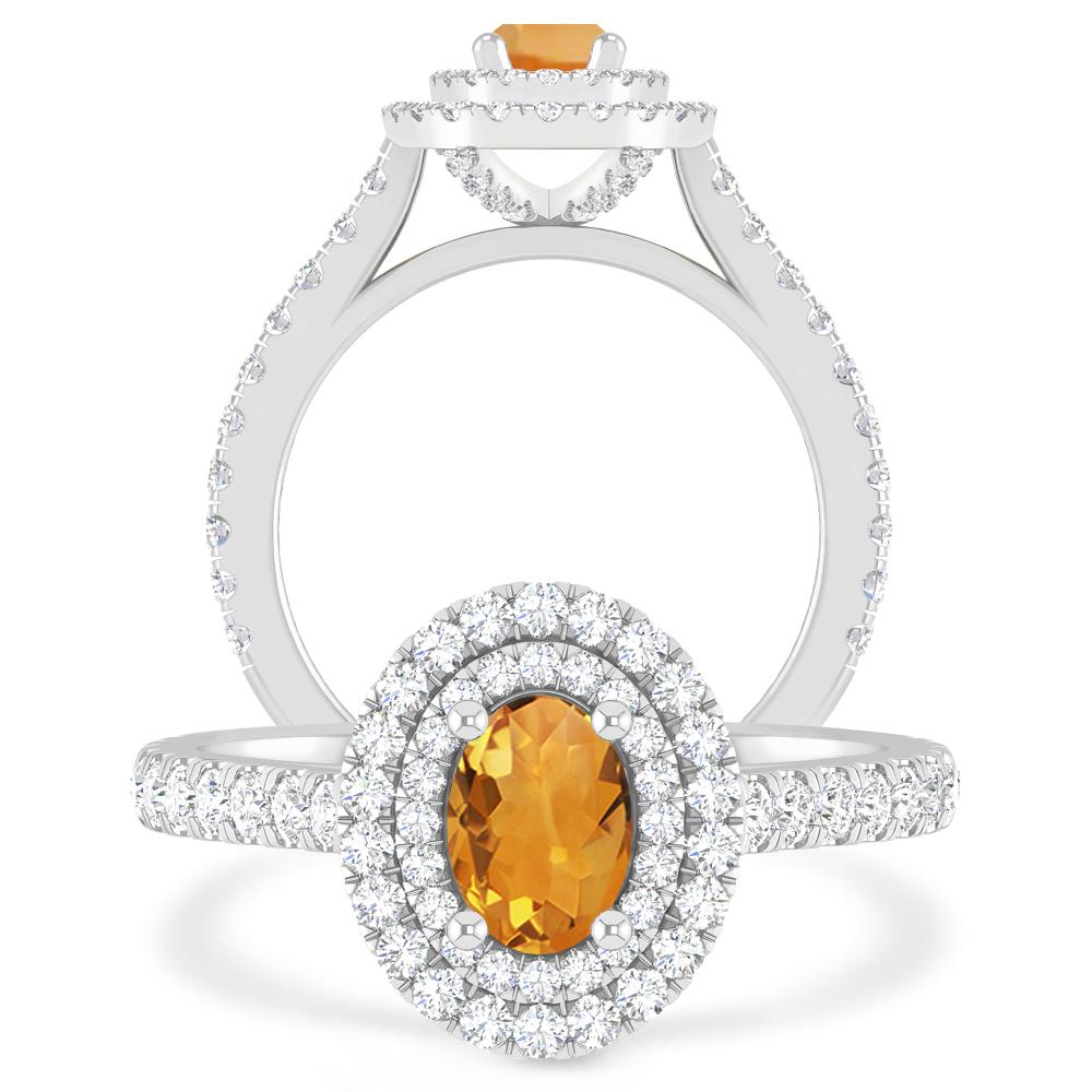 White Gold - Citrine