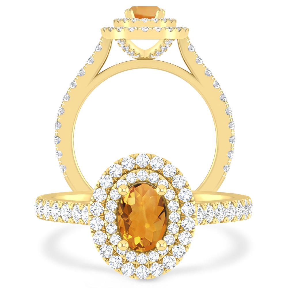 Yellow Gold - Citrine