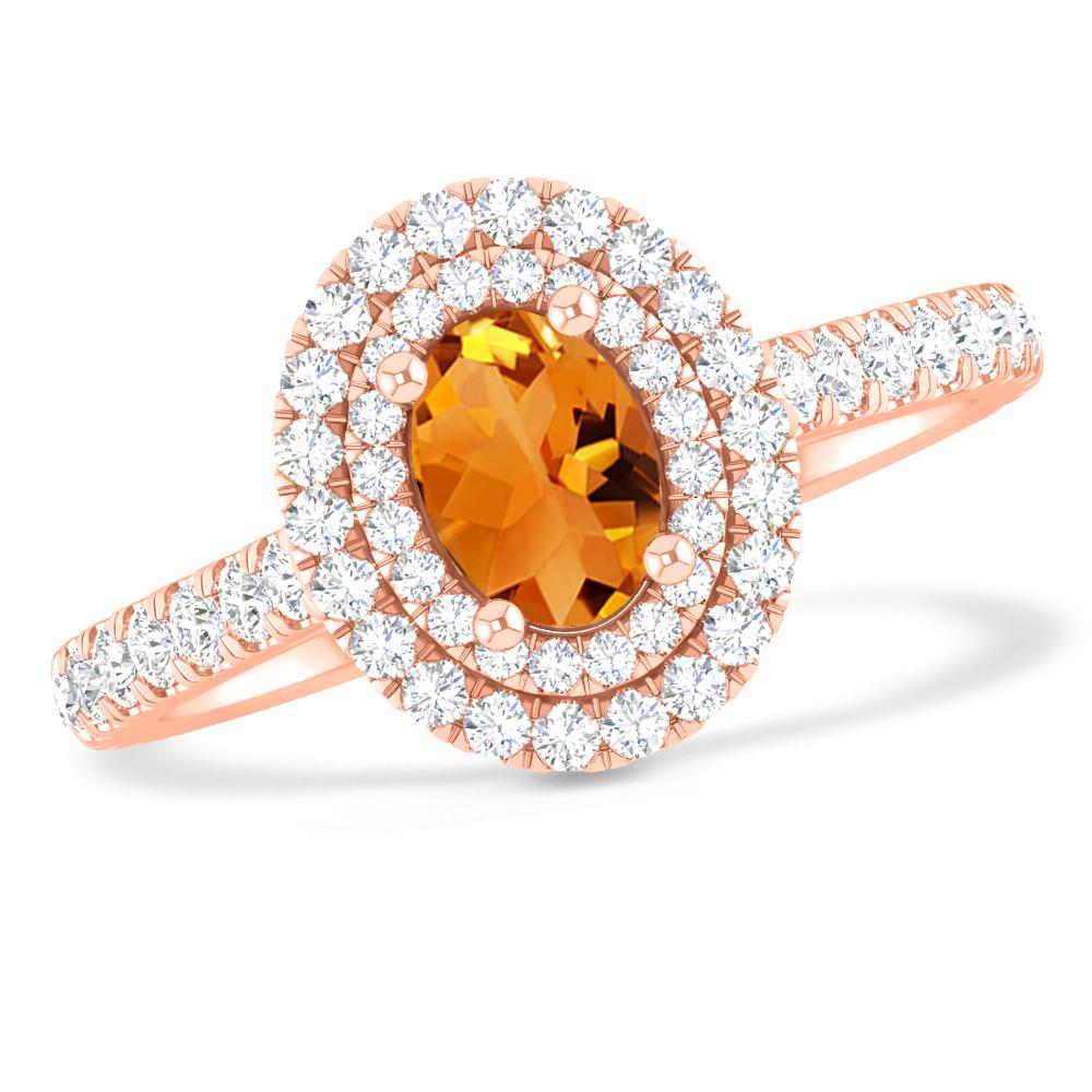 Rose Gold - Citrine