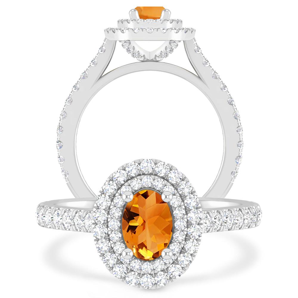 White Gold - Citrine