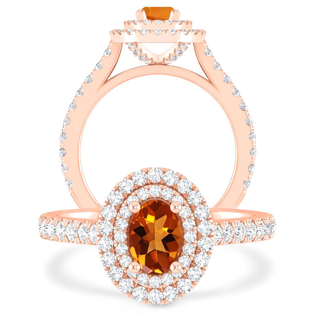 Rose Gold - Citrine