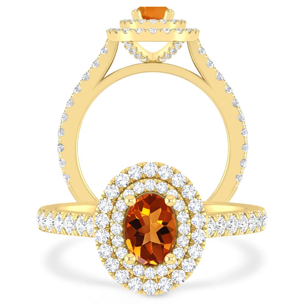 Yellow Gold - Citrine