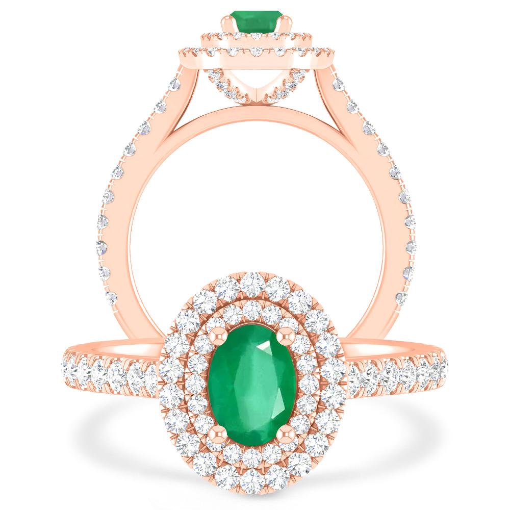 Rose Gold - Emerald