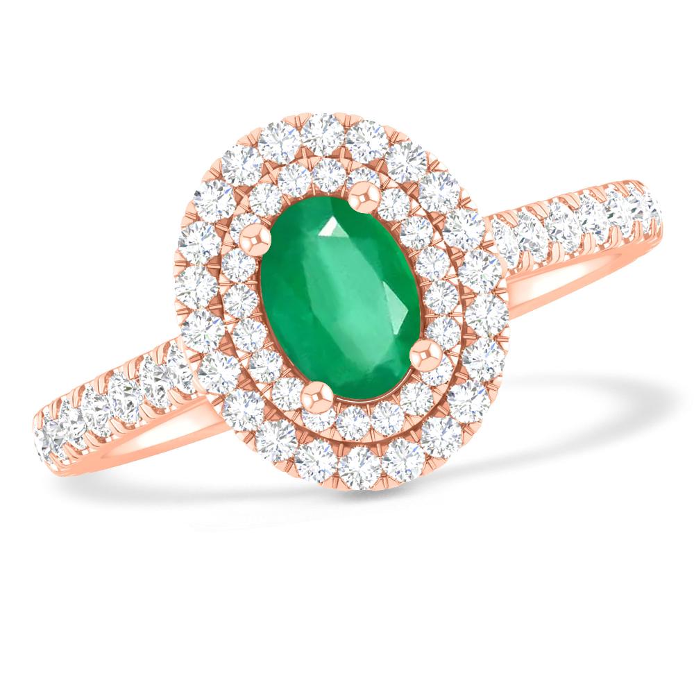 Rose Gold - Emerald