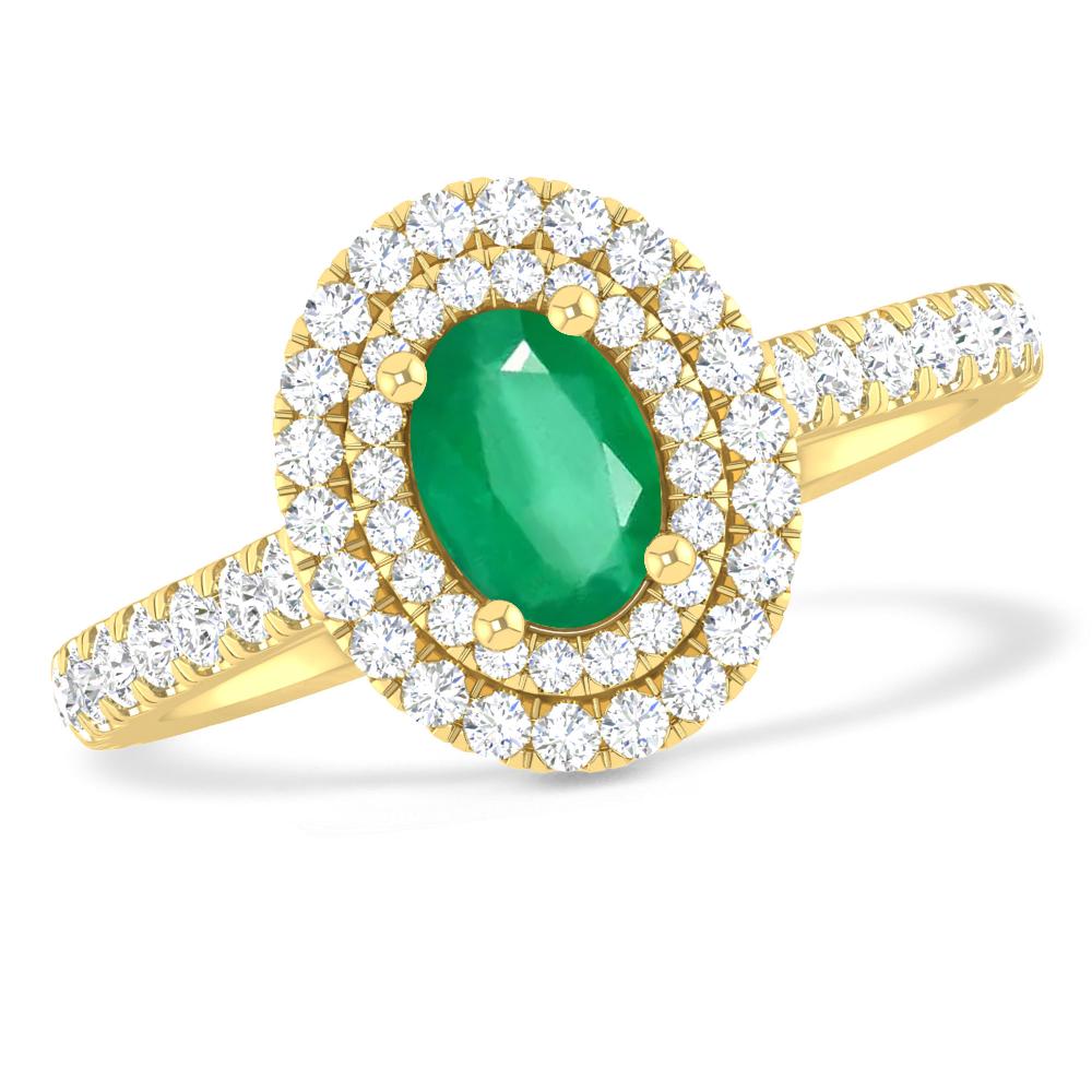 Yellow Gold - Emerald