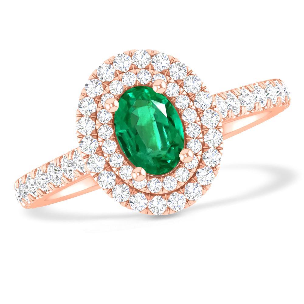 Rose Gold - Emerald