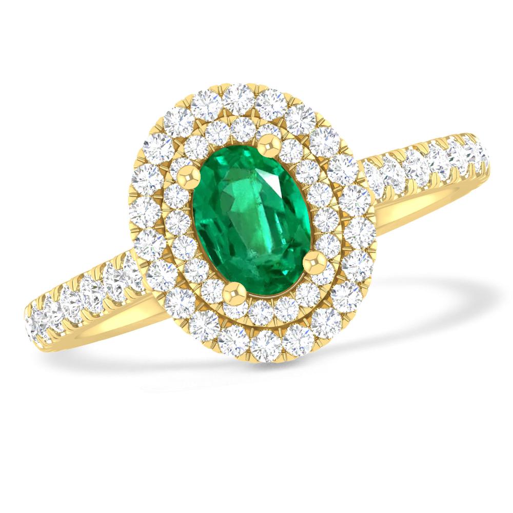 Yellow Gold - Emerald