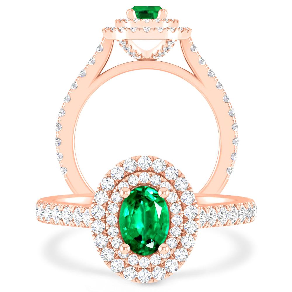 Rose Gold - Emerald