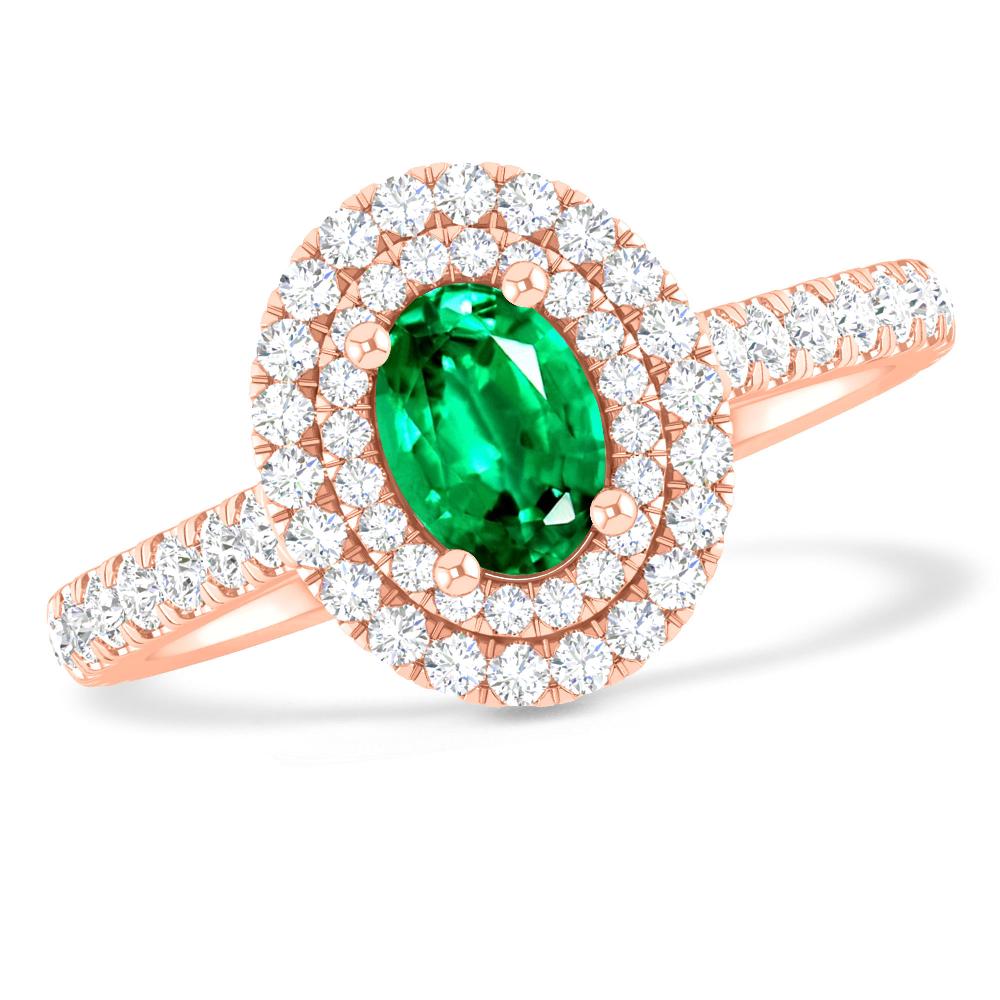 Rose Gold - Emerald