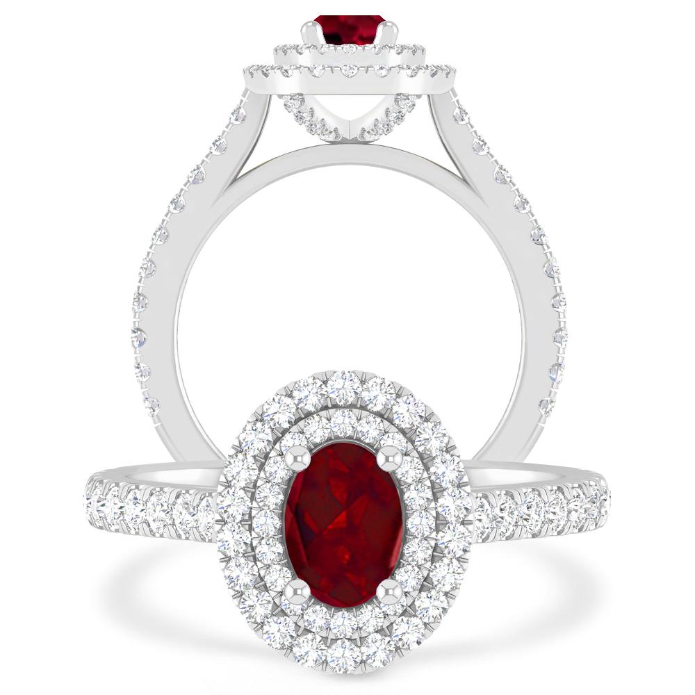 White Gold - Garnet