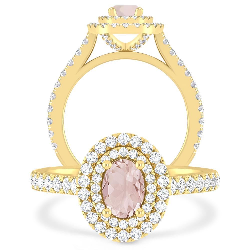 Yellow Gold - Morganite