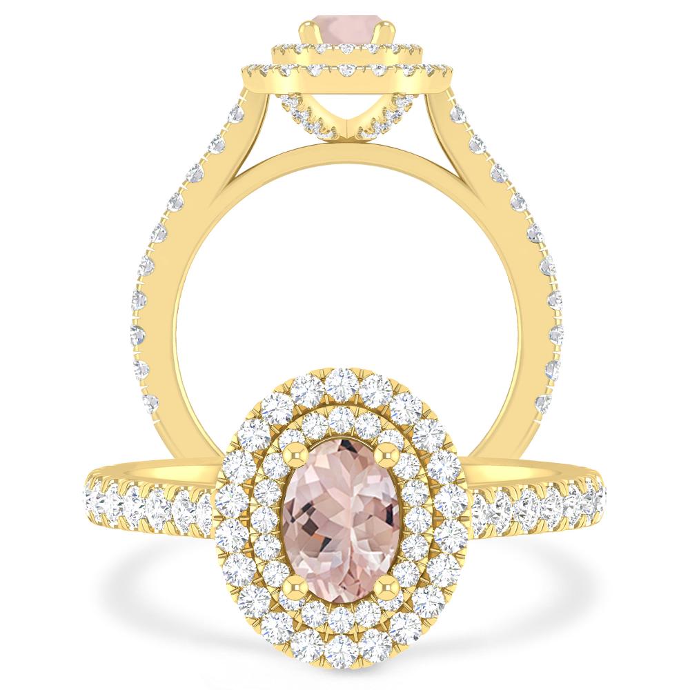 Yellow Gold - Morganite