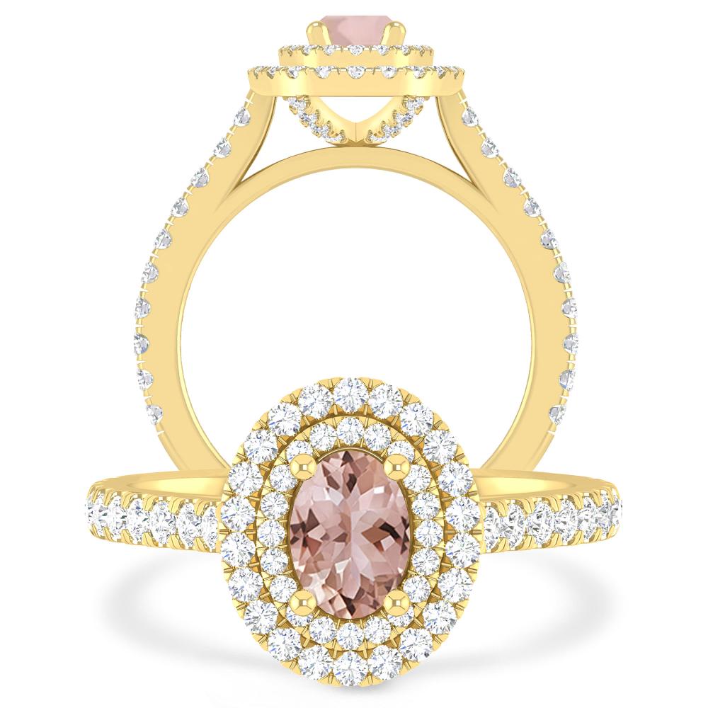 Yellow Gold - Morganite