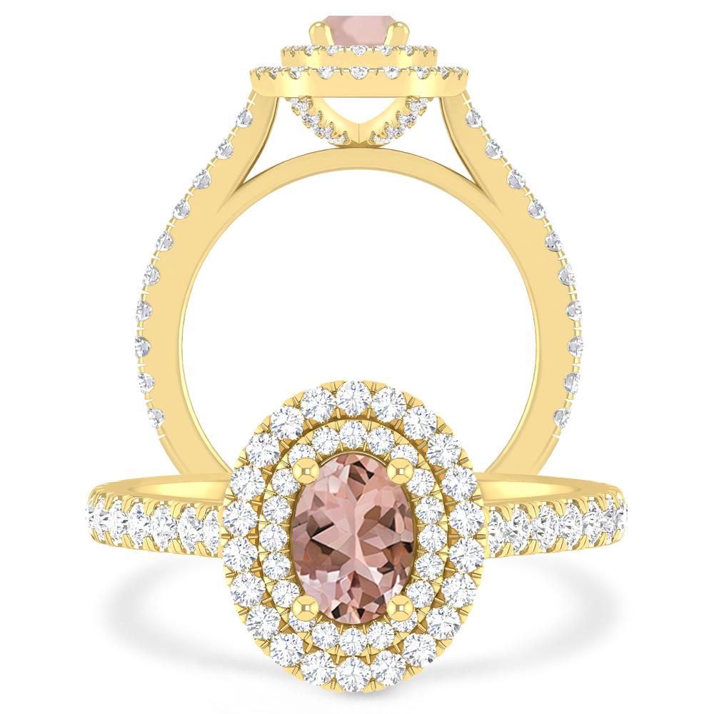 Yellow Gold - Morganite