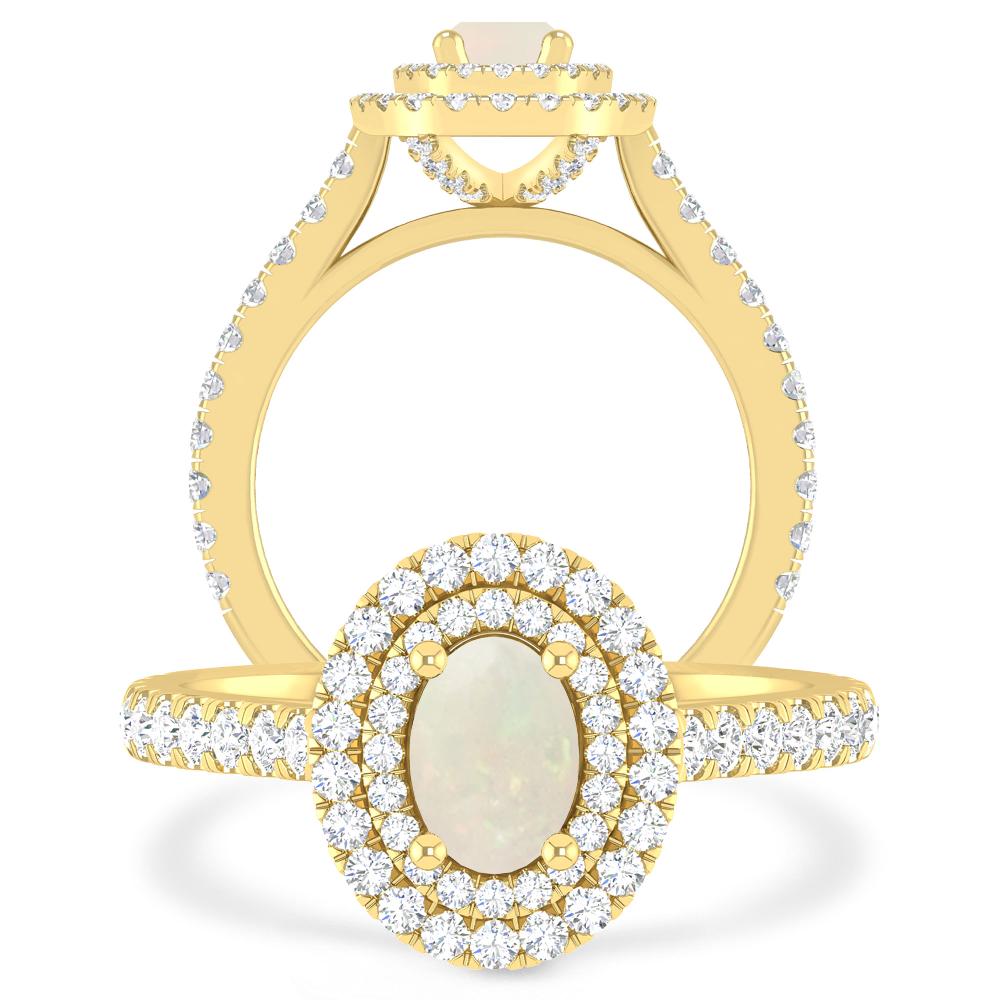 Yellow Gold - Opal