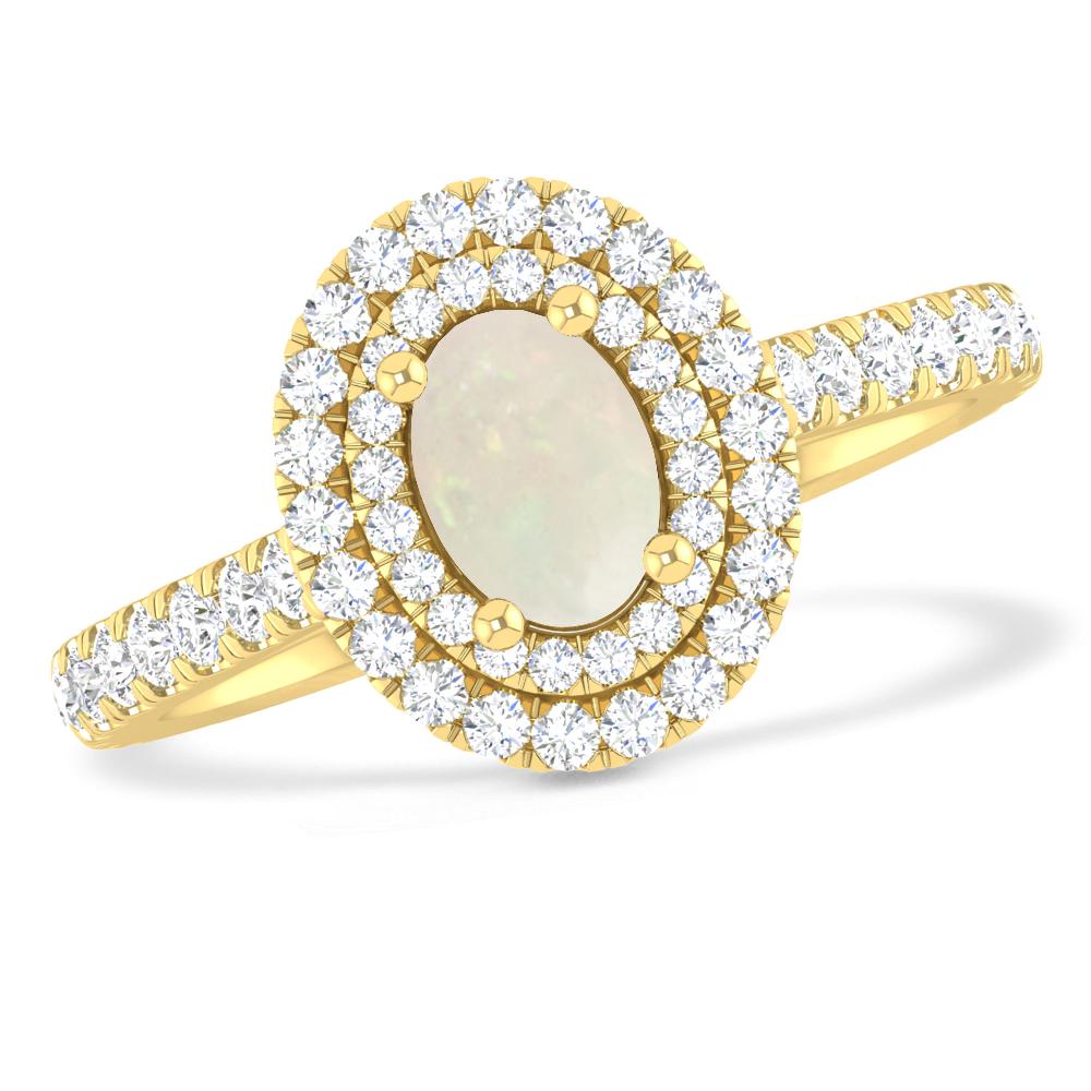 Yellow Gold - Opal