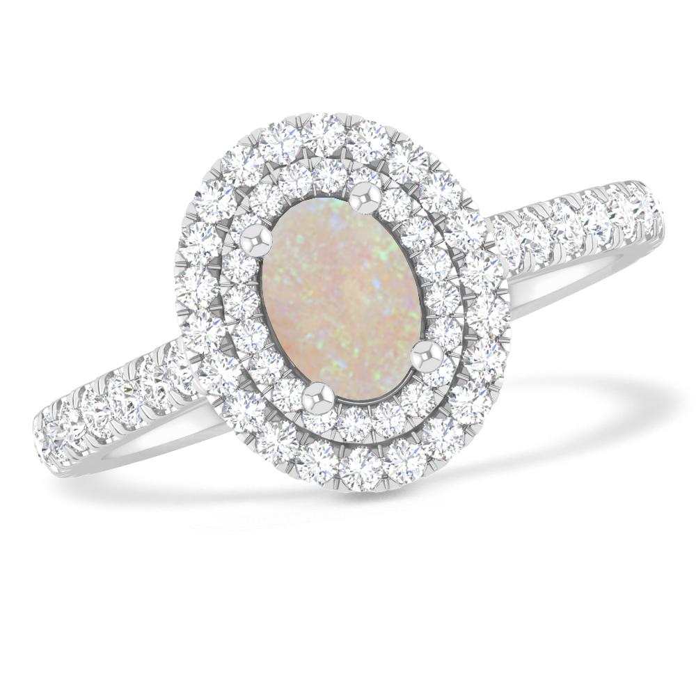 White Gold - Opal