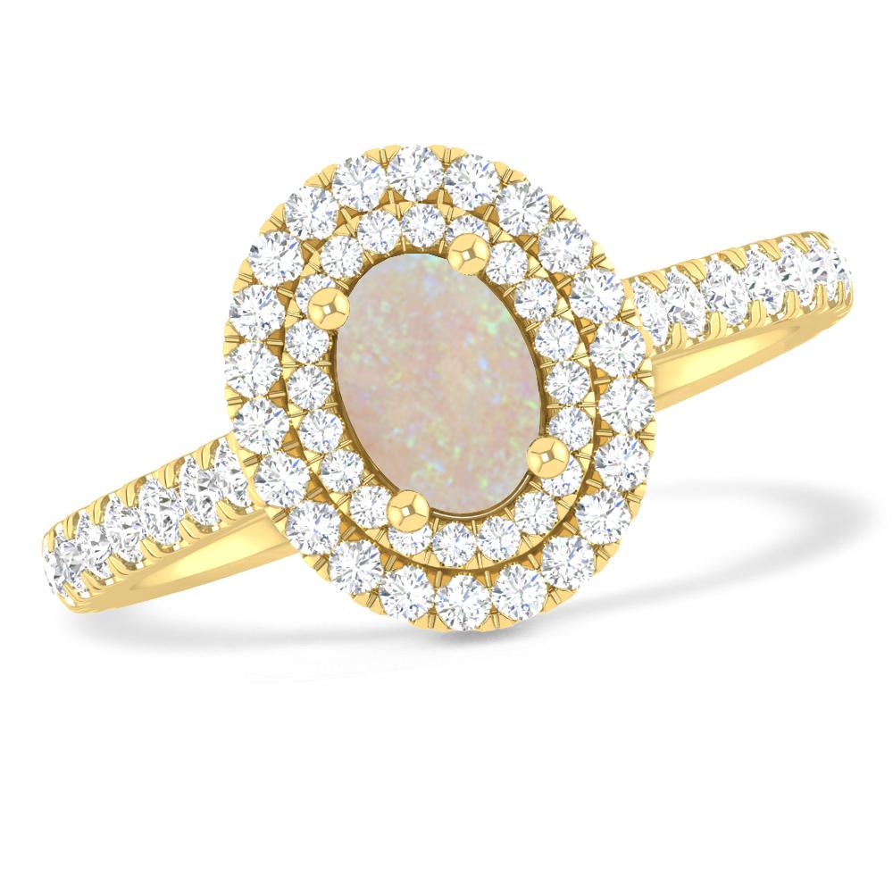 Yellow Gold - Opal