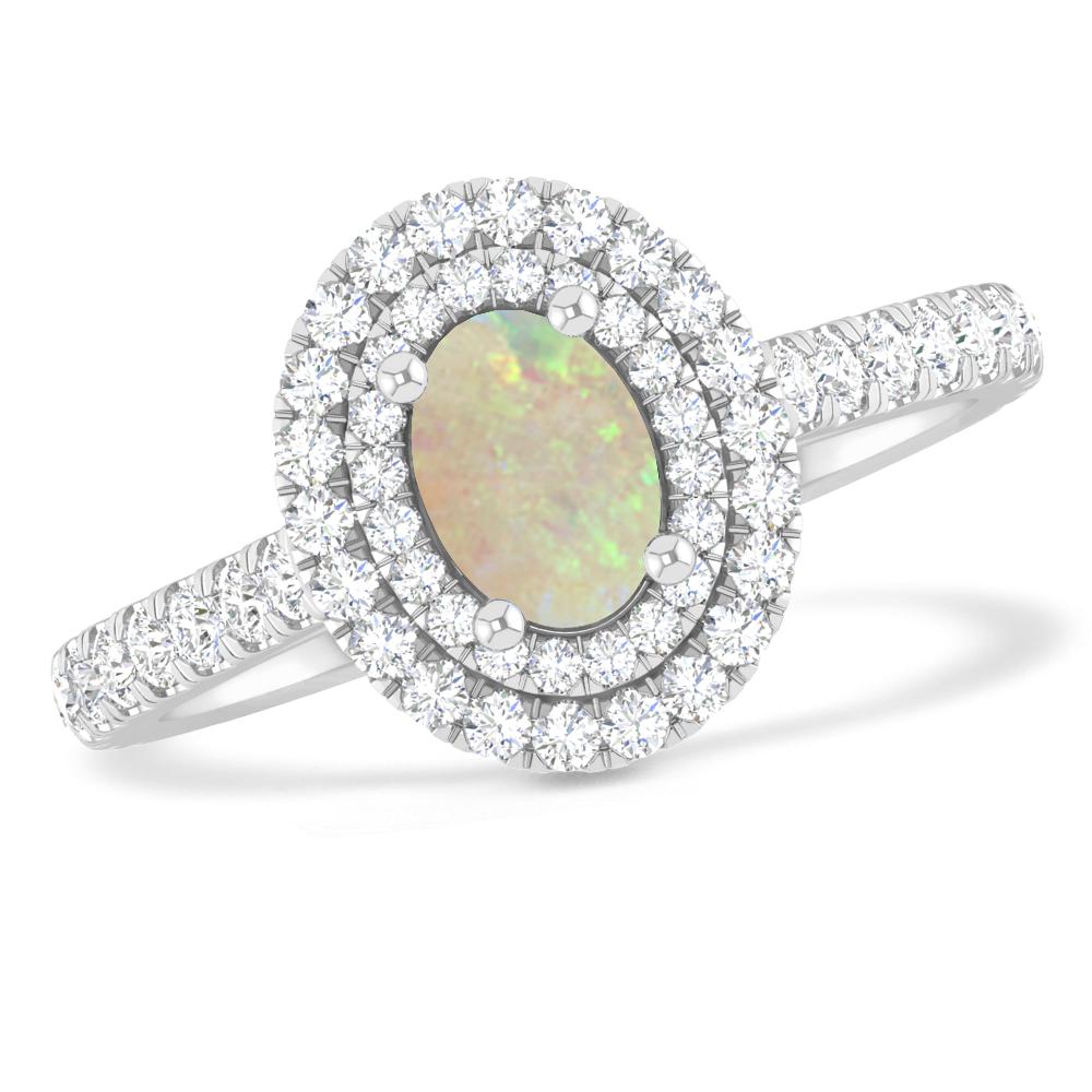 White Gold - Opal