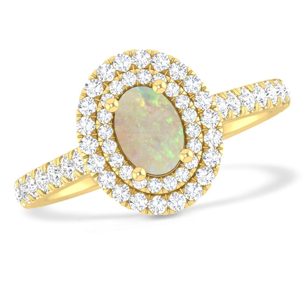 Yellow Gold - Opal