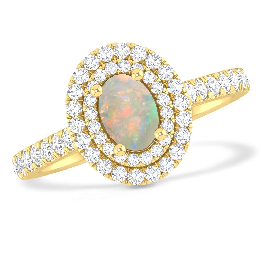 Yellow Gold - Opal