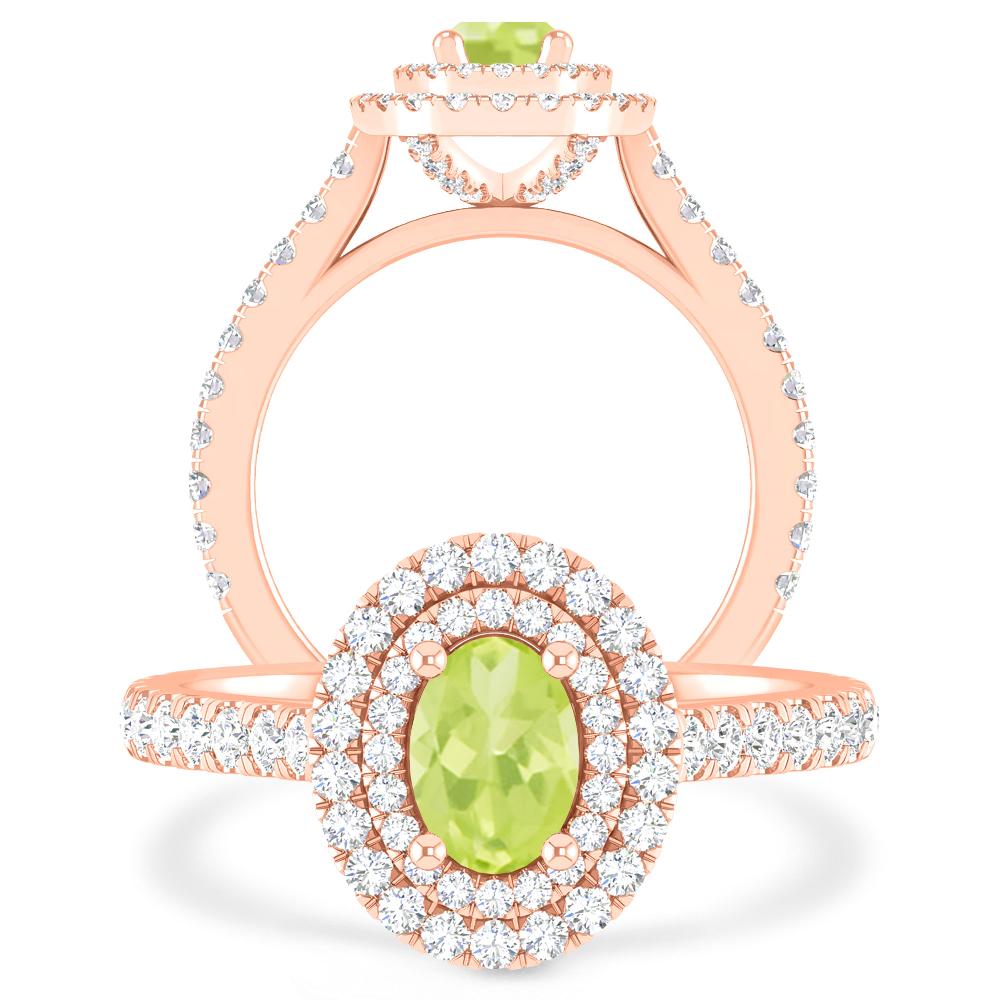 Rose Gold - Peridot