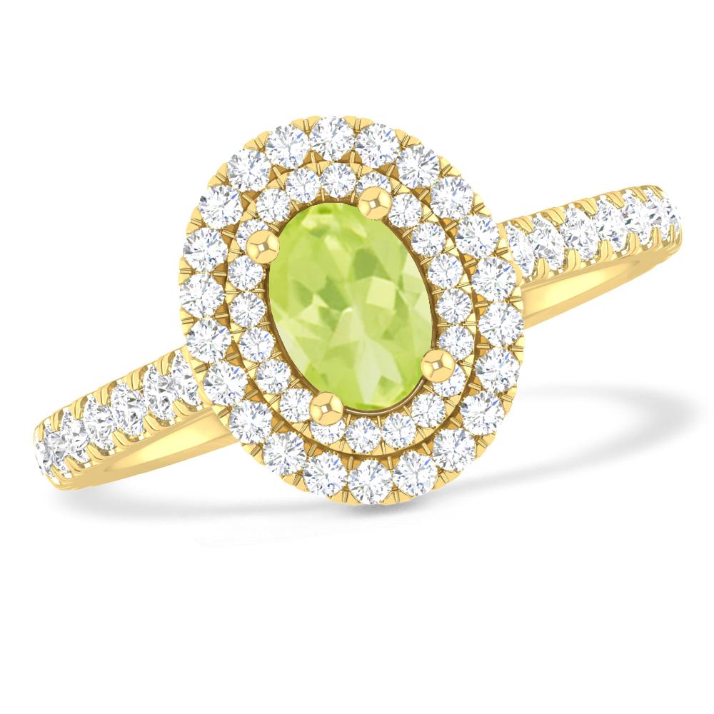 Yellow Gold - Peridot