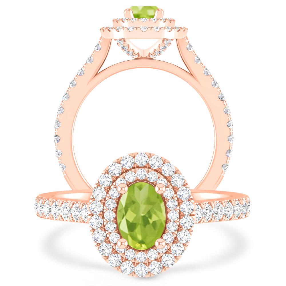 Rose Gold - Peridot