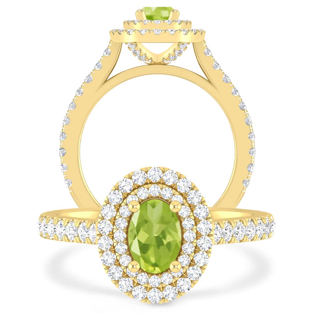 Yellow Gold - Peridot