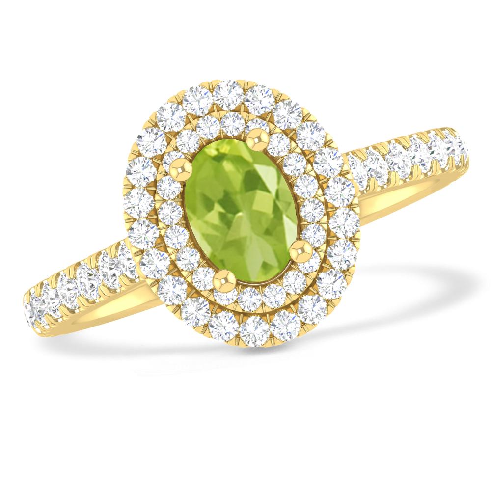 Yellow Gold - Peridot