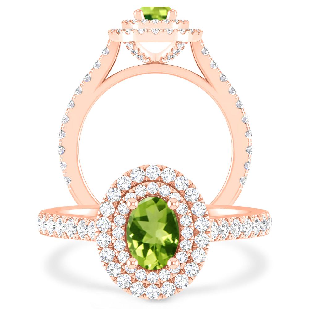 Rose Gold - Peridot