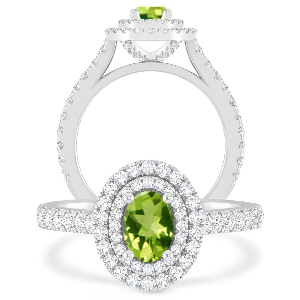 White Gold - Peridot