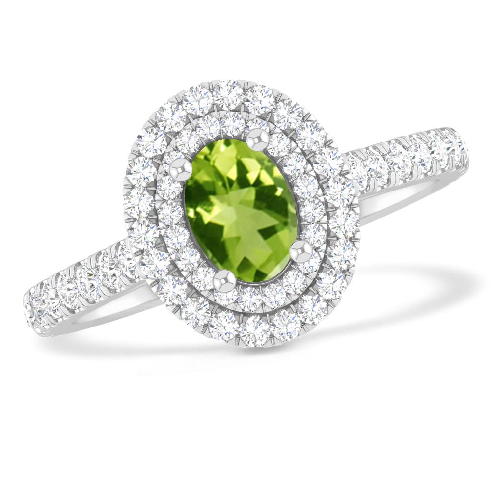 White Gold - Peridot