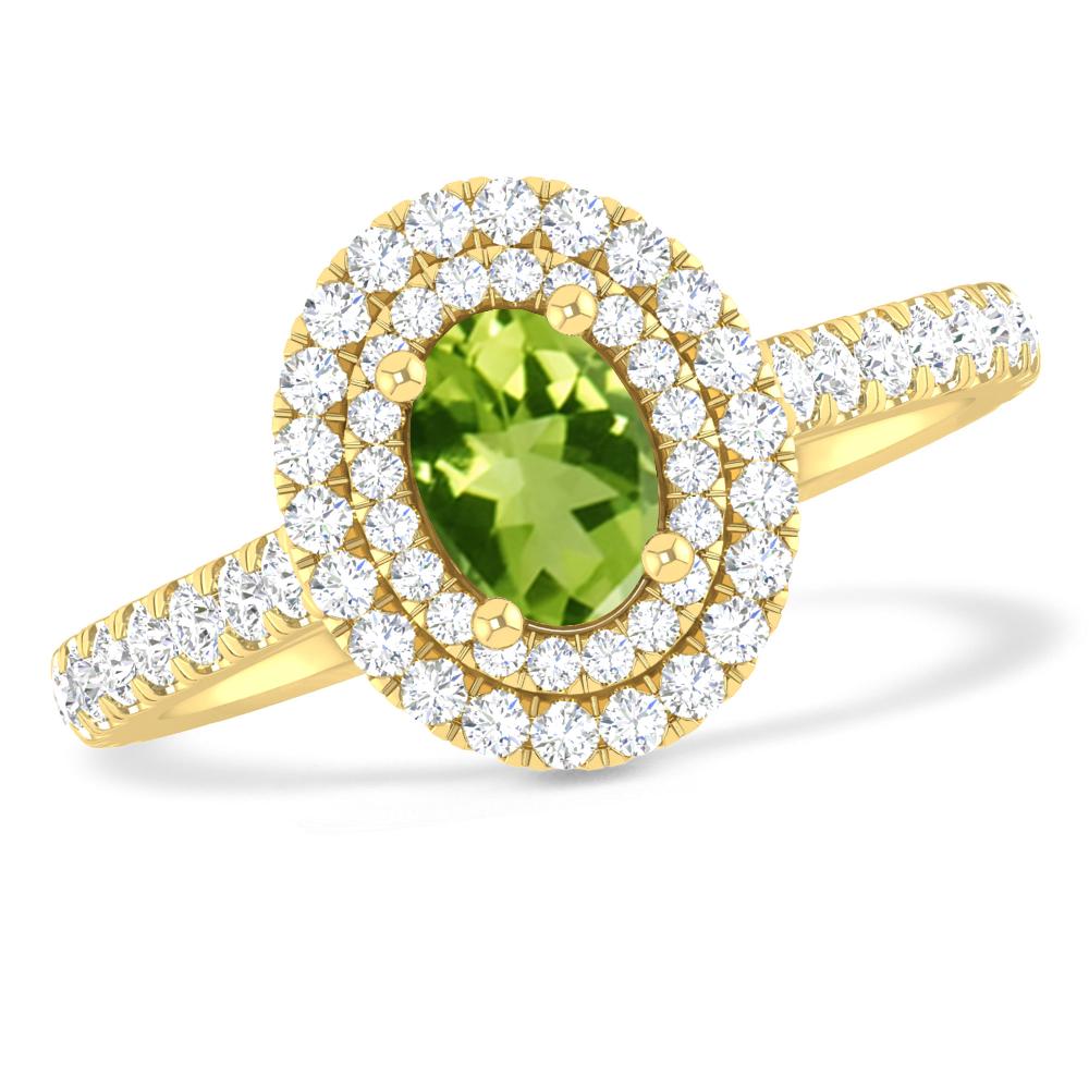 Yellow Gold - Peridot