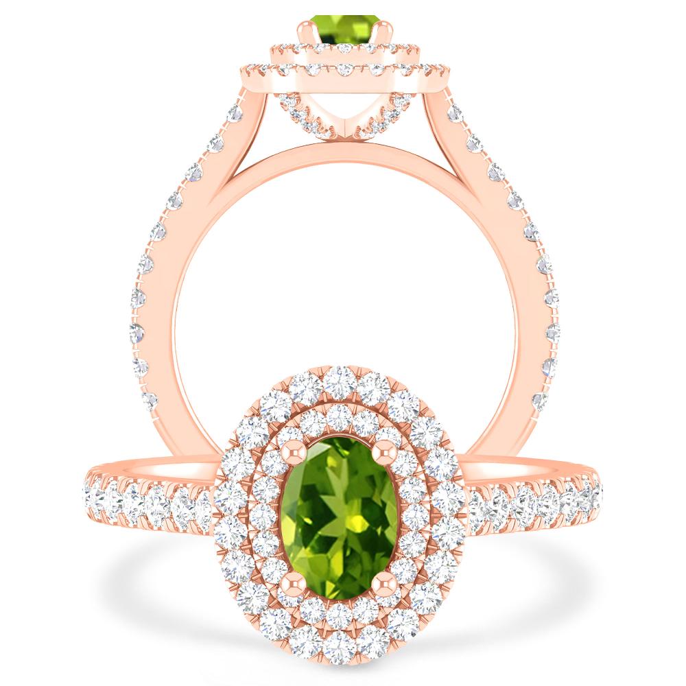 Rose Gold - Peridot