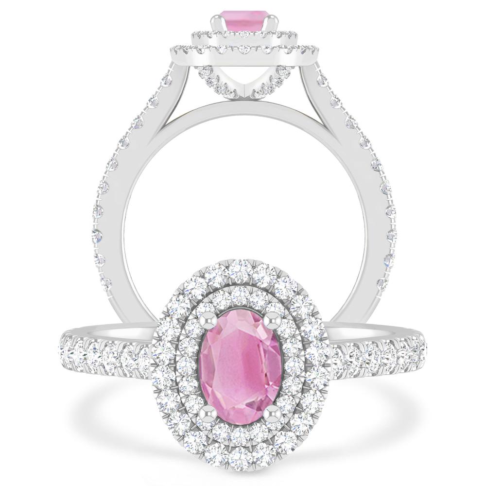 White Gold - Pink Tourmaline