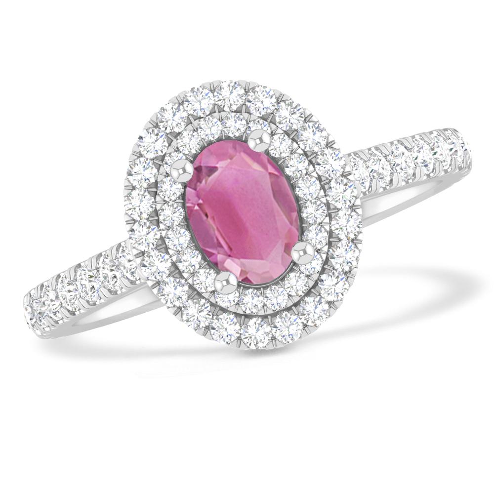 White Gold - Pink Tourmaline