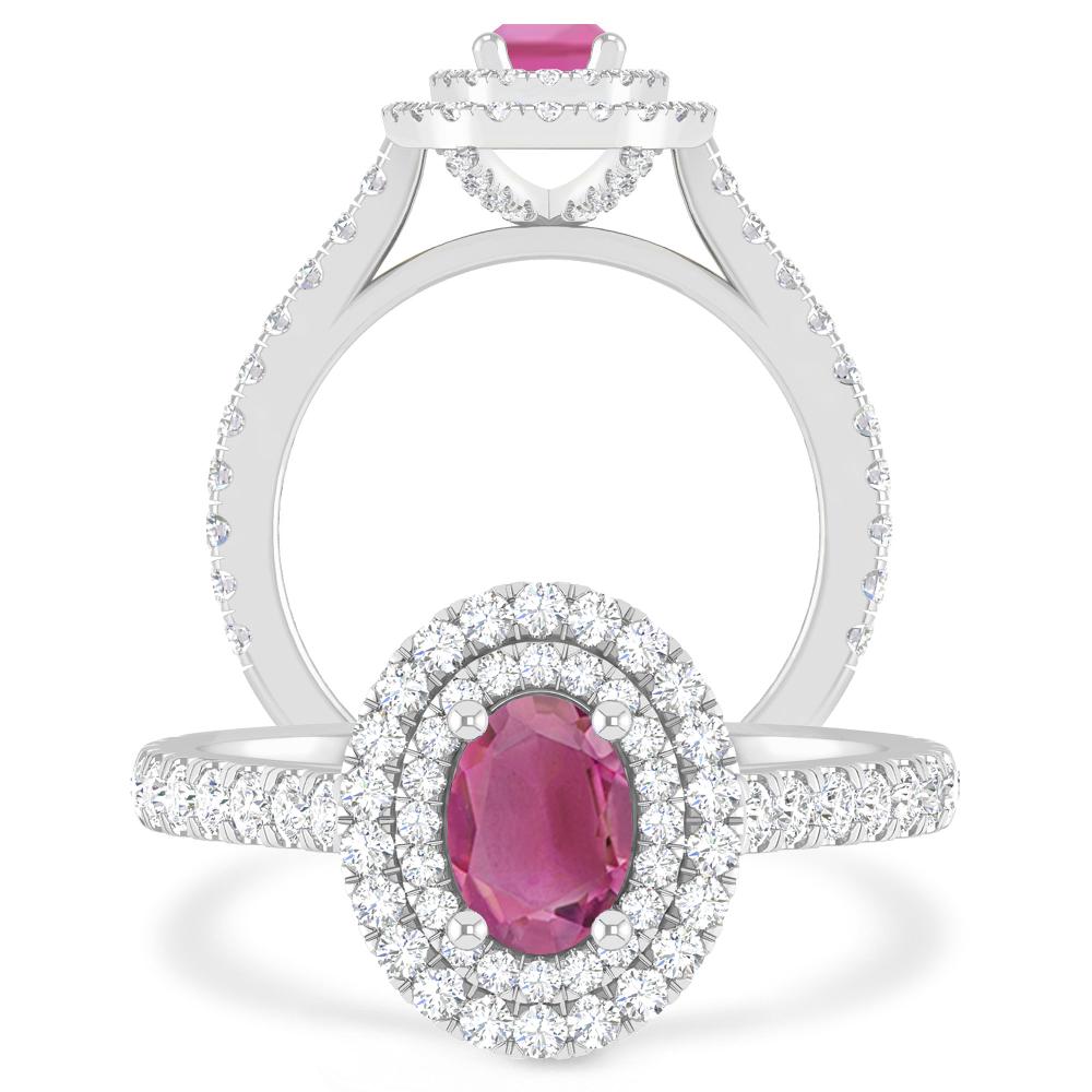 White Gold - Pink Tourmaline