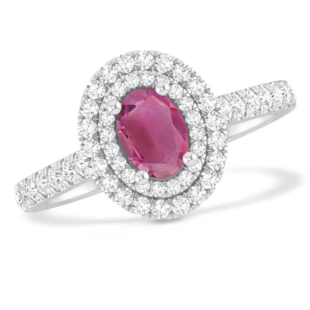 White Gold - Pink Tourmaline